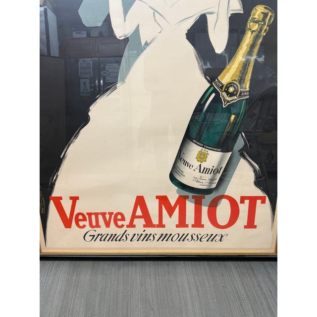 Robert Falcucci for Veuve Amiot Advert Poster, 1929 For Sale - Image 9 of 12