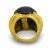 Mid 20th Century Maz Diamond Onyx 18k Yellow Gold Cocktail Ring, Size 9 For Sale In Los Angeles - Image 6 of 6