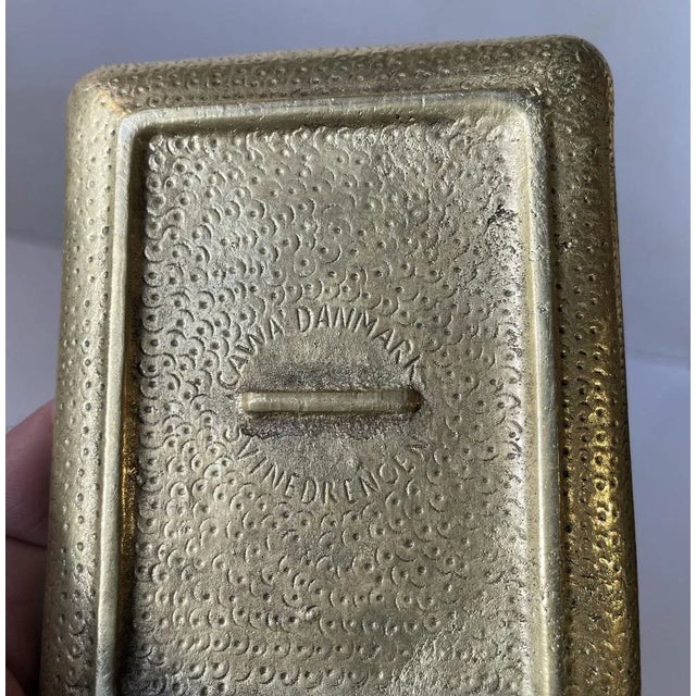 Bronze Ashtray with H. C. Andersen Fairy Tail The Pig Boy from Cawa, 1930s For Sale - Image 3 of 6