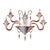 Glass Venetian Imperial Rigadin Murano Glass Wall Sconce in Transparent Glass by Simoeng for Simoeng For Sale - Image 7 of 8