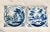 Shabby Chic 18th Century Delft Blue and White Ceramic Tiles with Country Scenes - a Pair For Sale - Image 3 of 3