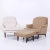 Mid-Century Modern Roger Sprunger for Dunbar Mid Century Lounge Chair and Ottoman - Pair For Sale - Image 3 of 9
