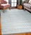 Textile 9x12 Ivory Hand-Knotted Wool Linear Gridwork Geometric Modern Carpet Rug For Sale - Image 7 of 9