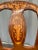 Brown Antique Marquetry Side Chairs a Pair For Sale - Image 8 of 11