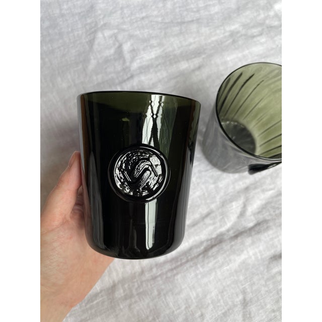 Vistosi Limited Edition Blown Glass Tumblers – Set of 2 For Sale - Image 9 of 9