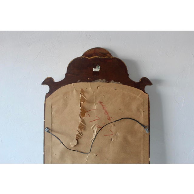 Vintage Italian La Barge Burl-Wood Gilded Wall Mirror For Sale - Image 17 of 18