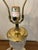 Mid 20th Century Vintage Mid-Century Cut Crystal and Brass Table Lamp For Sale - Image 5 of 5