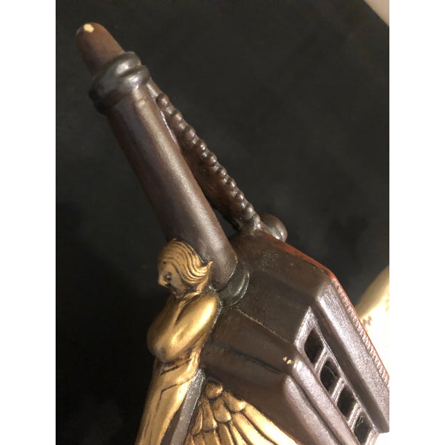 1950s Mid-Century Modern Ceramic Spanish Galleon Ship Tv Accent Lamp For Sale - Image 9 of 10