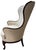 French Country Vintage French Style Wing Chair For Sale - Image 3 of 6