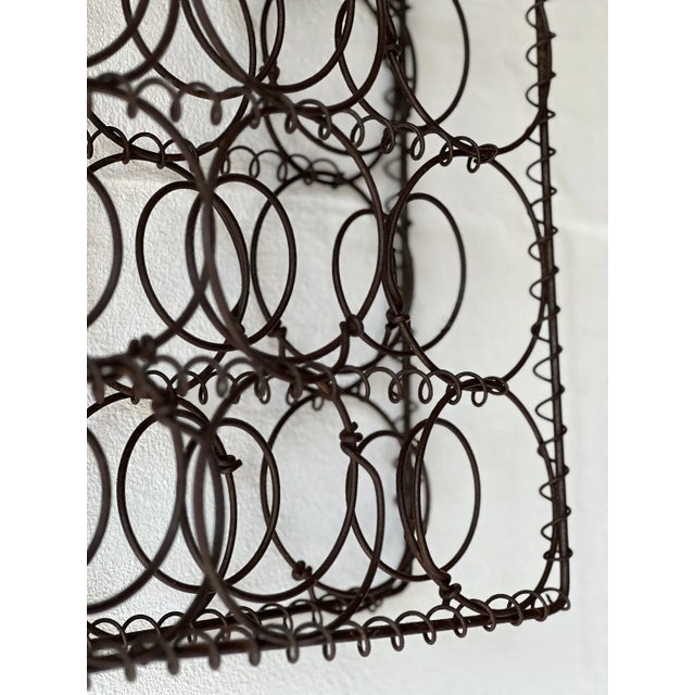 Charcoal Meshwire Wall Decoration For Sale - Image 6 of 10