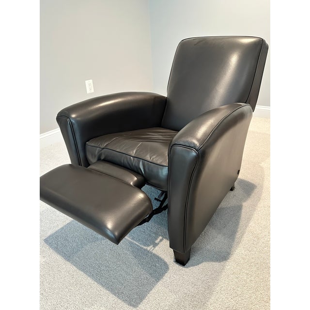 I bought two of these smaller scale leather recliners when I moved into a townhouse in 2010. The American Leather Lincoln...