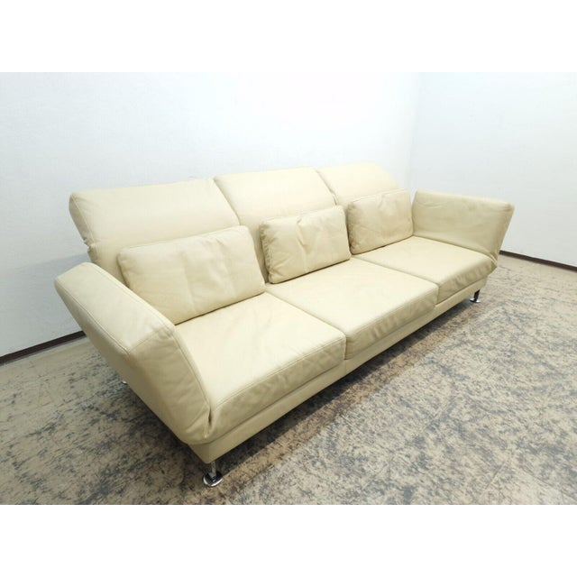 Vintage Three-Seater Sofa in Leather, 2003 For Sale - Image 10 of 13