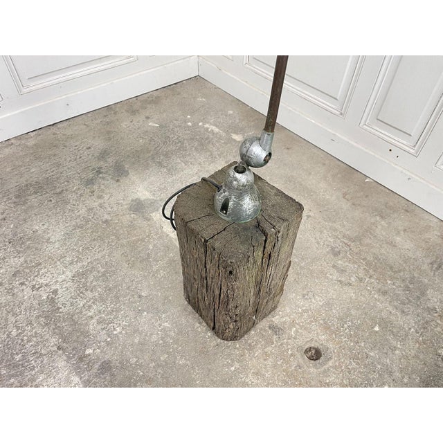 Jieldé Lamp in Blue, 1950s For Sale - Image 4 of 5