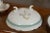 White Antique Limoges Green & White Footed Bowl & Underplate Set- 2 Pieces For Sale - Image 8 of 11