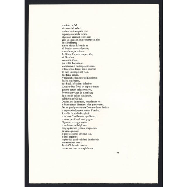 Blue 1968 Salvador Dalí Biblia Sacra Lithograph "Seduxisti Me, Domine" Lord, You Have Deceived Me For Sale - Image 8 of 11