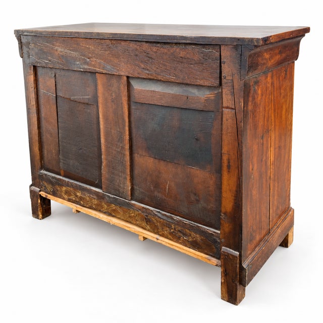 Wood Low 19th Century Louis Philippe Walnut Buffet For Sale - Image 7 of 8