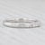2020s New 0.33ctw Diamond Wedding Band 14k White Gold Sz 6.5 Stackable Ring Art Carved For Sale - Image 5 of 9