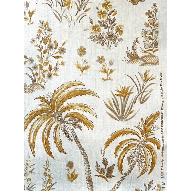 Lisa Fine "Pasha" Fabric Bamboo 6 Yards For Sale In Miami - Image 6 of 8