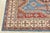 Fine Kazak Rug 5’2” X 6’2” Blue Wool Tribal Hand-Knotted Oriental Carpet For Sale - Image 10 of 12
