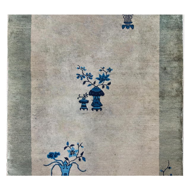 1920s Early 20th Century Chinese Art Deco Rug For Sale - Image 5 of 15