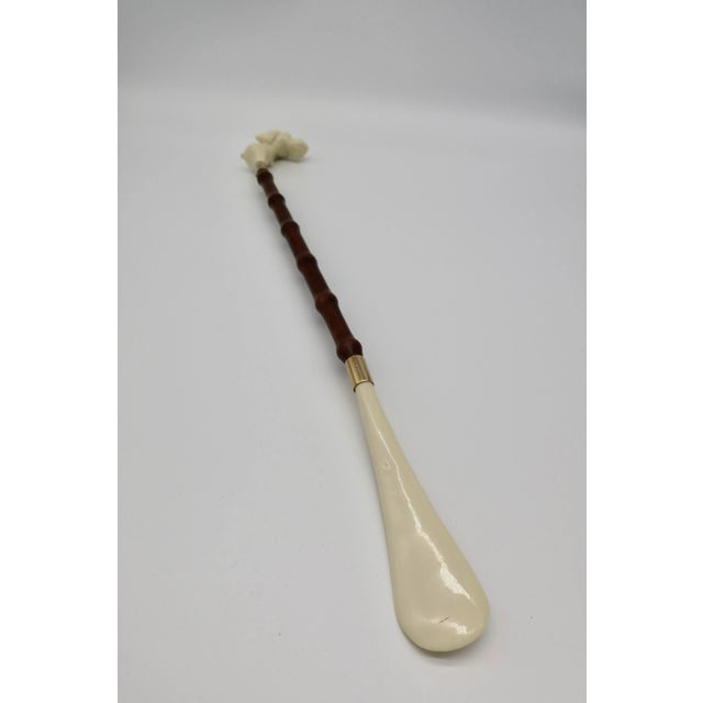 Vintage Italian Dog Head Shoe Horn Chairish