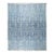 8x10 Blue Hand-Knotted Wool Diamond Lattice Tribal Modern Carpet Rug For Sale