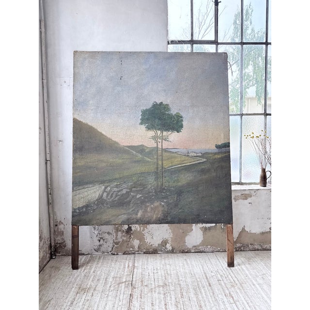 Landscape Composition, 1950, Oil Painting on Canvas For Sale - Image 6 of 18