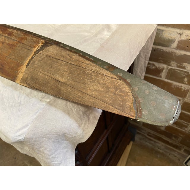 Wood Vintage Wooden Airplane Propeller For Sale - Image 7 of 7