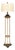 French Empire Revival Ram Head Motif Floor Lamp For Sale