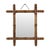 Antique Chinoiserie Faux Bamboo Mirror in Wood For Sale - Image 15 of 15