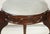 Oxblood Red Antique Hand Carved Mahogany Swan Bench For Sale - Image 8 of 9
