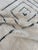 White Minimal Moroccan Wool Rug With Graphic Line For Sale - Image 8 of 8