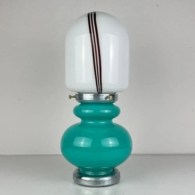 Mid-Century Italian Modern Table Lamp, Italy, 1980s For Sale - Image 6 of 13