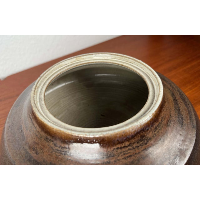 Mid-Century Modern German Studio Pottery Jar with Lid from Kellner Keramik, 1978 For Sale - Image 11 of 18