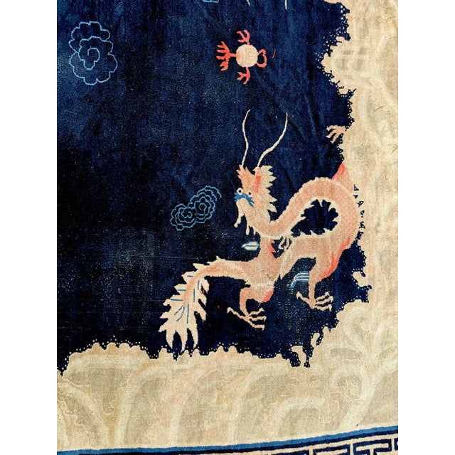 19th Century Palace Size Dragon Chinese Peking Rug For Sale In Los Angeles - Image 6 of 12