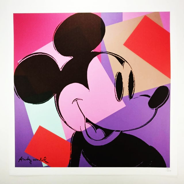 Andy Warhol, Mickey Mouse, 1980s, Lithograph For Sale - Image 8 of 8