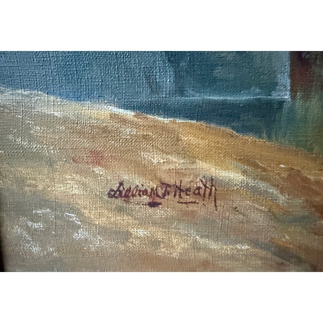 Santa Cruz Forest Carbonero Creek Early Morning Original Oil by Lilllian Heath For Sale - Image 4 of 5