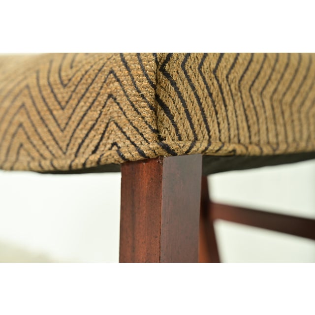 Wood Baker Furniture Georgian Carved Mahogany Side Chair For Sale - Image 7 of 10