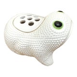 Vintage Hobnail Frog Planter Flower Frog in the Style of Jean Roger For Sale