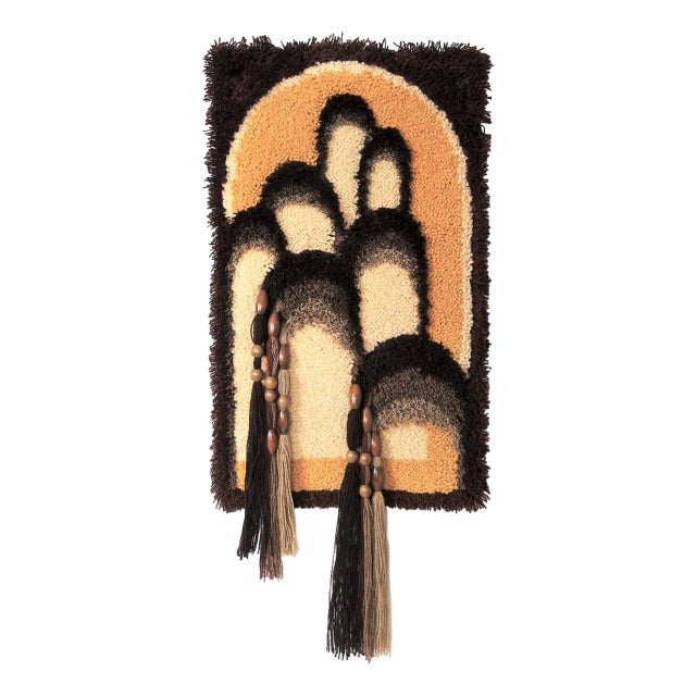 Vintage Wall Hanging in Wool, 1960s For Sale