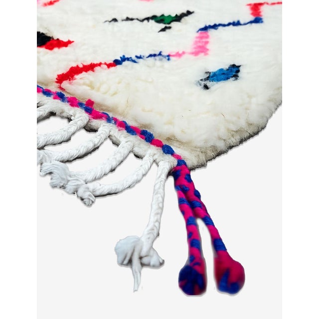 Tribal Authentic Azilal Wool Rug - 8.9 X 5.2 Ft For Sale - Image 3 of 8