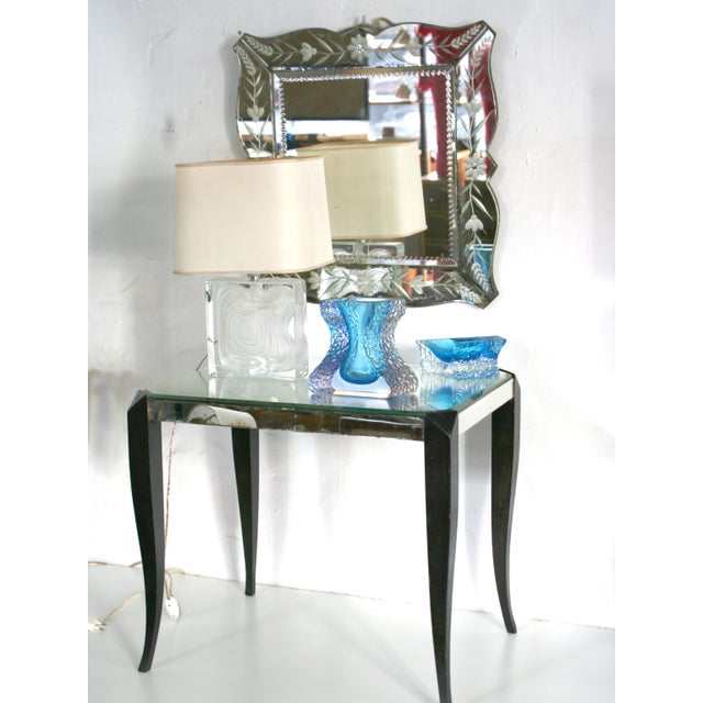 Black Vintage French Table, 1940s For Sale - Image 8 of 9