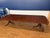 This is a Traditional Banded Mahogany Dining Table by Leighton Hall Furniture. It features a field of swirly crotch...
