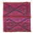 Vintage Frazada Kilim in Pink & Charcoal Geometric Pattern - Rug & Kilim For Sale