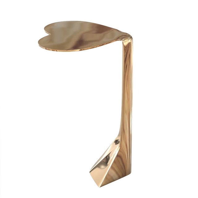 "Lealtà" Side & Cocktail Table with Bronze, Handcrafted Bizimyer Furniture. Unmatched. Unrivalled. Designed by Hasan Samet...