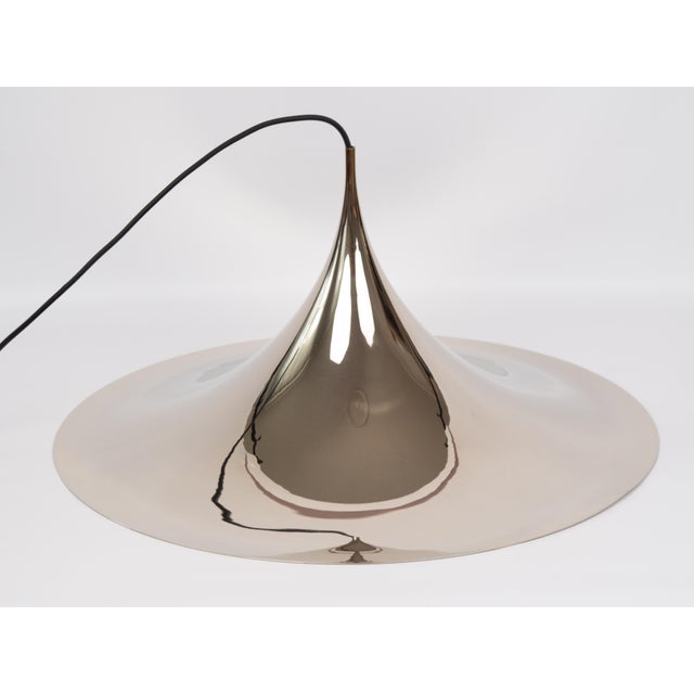 Vintage Semi Pendant Lamp by Bonderup and Thorup for Fog & Mørup, 1968 For Sale - Image 5 of 11