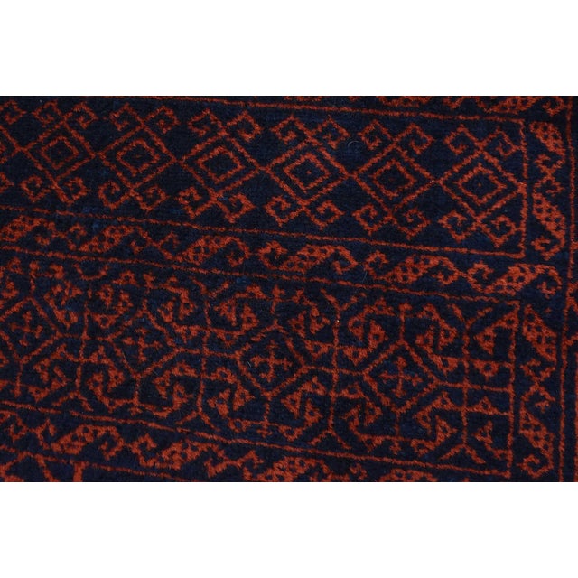 Baloch Rug 3’8” X 6’9” Ivory Wool Vintage Tribal Hand-Knotted Oriental Carpet For Sale - Image 4 of 15