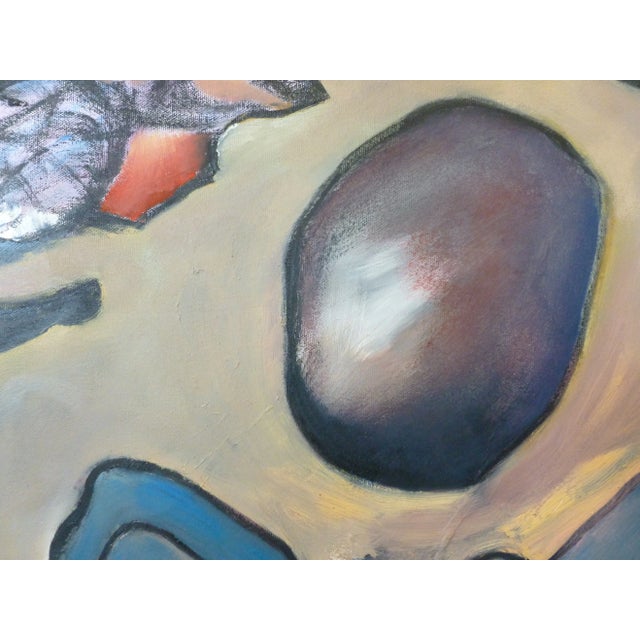 Abstract "Space Walk" Contemporary Abstract Oil Painting For Sale - Image 3 of 4