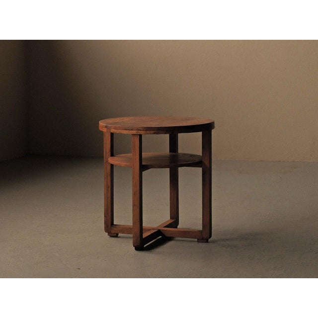 Mid-Century Modern Vintage Side Table in Pine, France, 1950 For Sale - Image 3 of 13