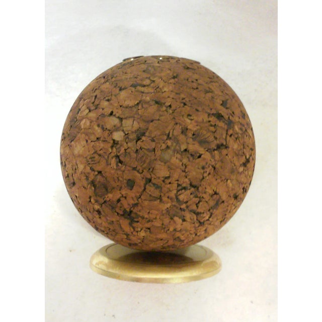Mid-Century Spherical Cork Pen Holder Desk Accessory For Sale In Detroit - Image 6 of 6